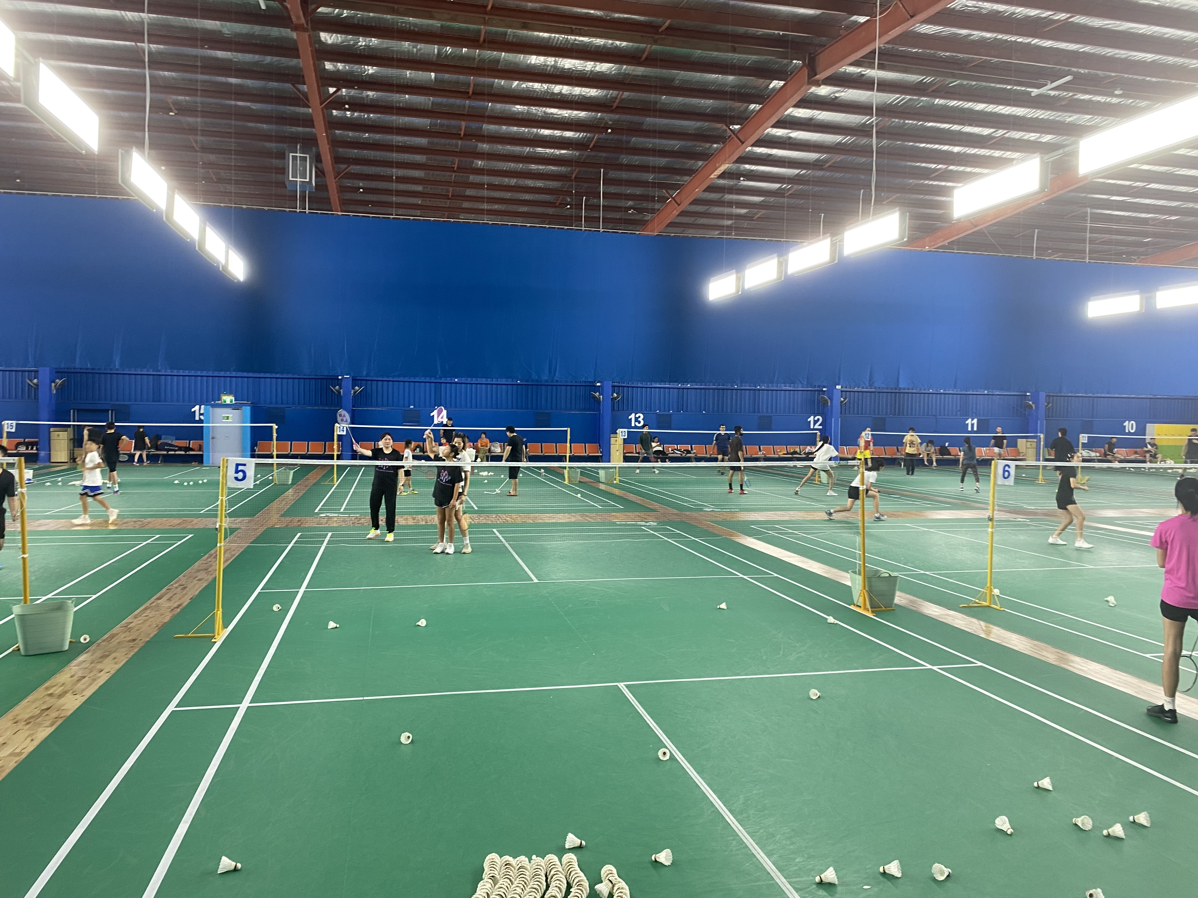 NP Badminton facility with multiple courts